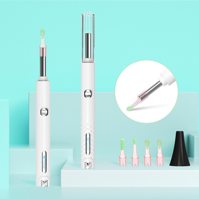 Customizable Handheld Wireless Ear Endoscope Gyroscope 1080P WiFi Ear Spoon Visual Otoscope Camera for Earwax Removal Cleaner 1/9 inch